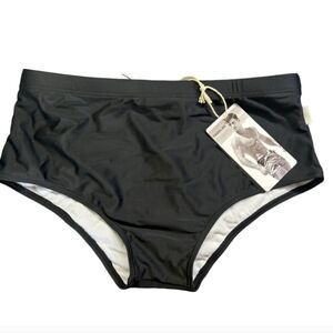 TADDLEE mens black swim bottoms trunks briefs Size US L NWT